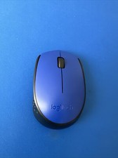 Logitech M170 Wireless Mouse, 2.4 GHz - Blue