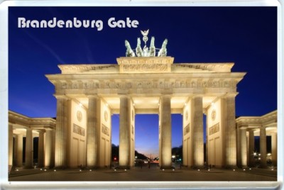 BERLIN, BRANDENBURGER TOR, DEUTSCHER KÜHLSCHRANKMAGNET