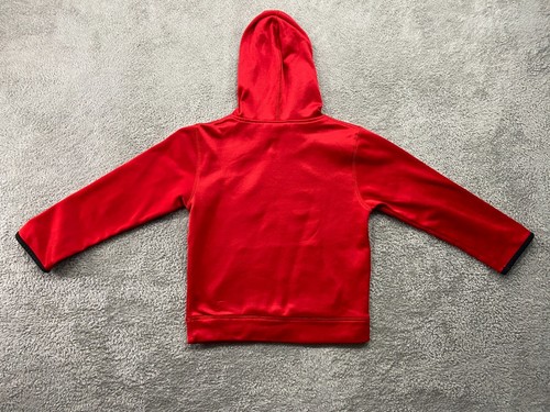 Under Armour Sweatshirt Kids 7 Red Hoodie Outdoors Logo Sportswear Gorpcore - Picture 2 of 9