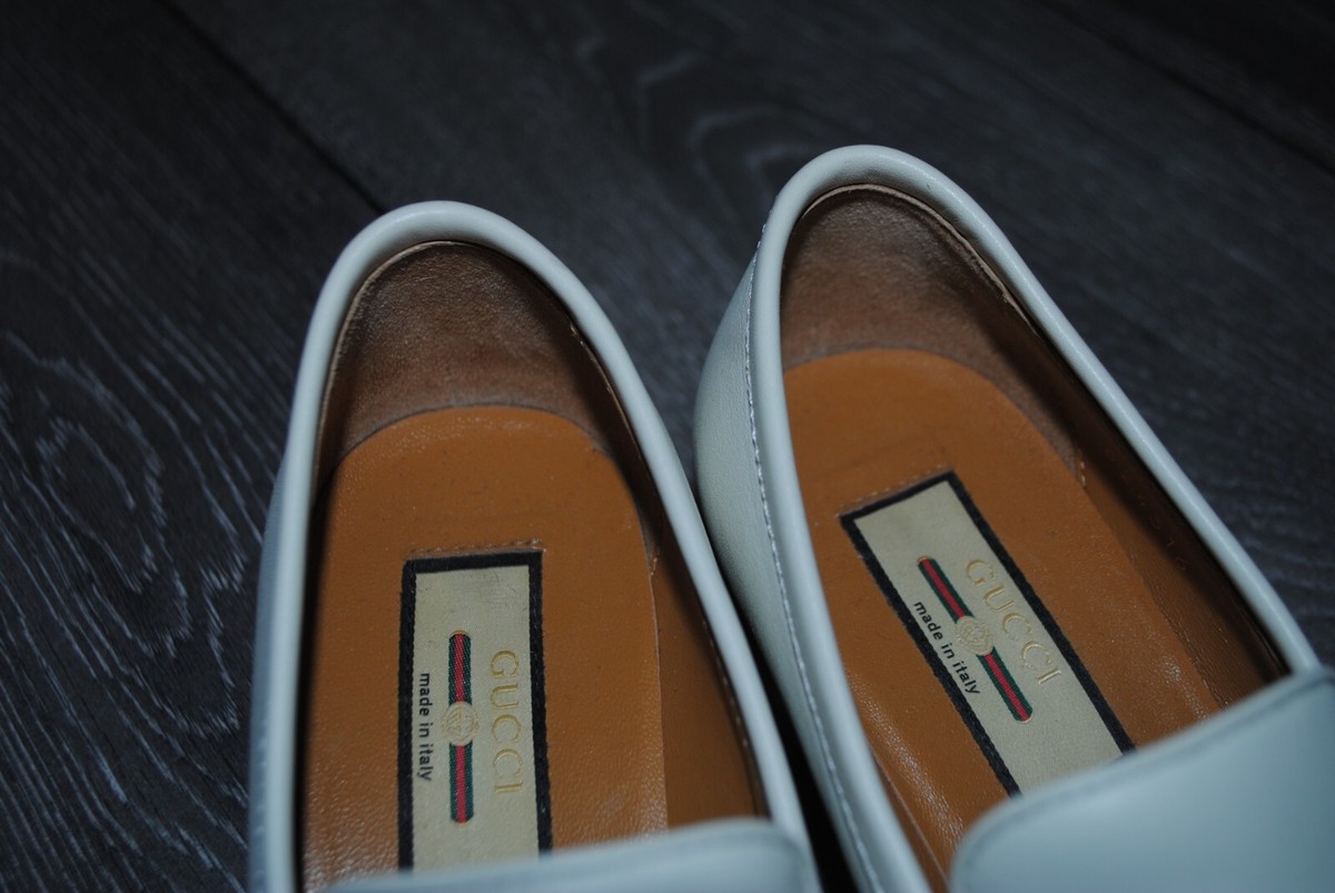 GUCCI PARIDE GG TASSEL LEATHER LOAFERS CREAM SIZE 38 WOMENS GUCCI PARIDE GG TASSEL LEATHER LOAFERS CREAM SIZE 38 WOMENS