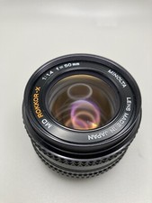Minolta 50mm F1.4 MC Rokkor-X Manual Focus Prime Lens -Clean-