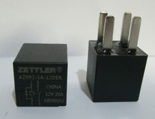 Lot of 2 New Zettler Power Signal Relays 12V 20A  AZ992-1A-12DER AB0109A2