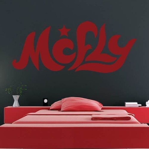 Pegatina de arte de pared con logotipo de banda McFly (AS10253) - Imagen 2 de 2