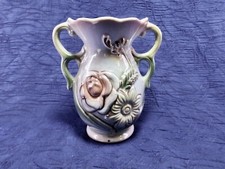 Opalizujący lusterware dekoracyjny kwiatowy 5" WAZON ~ Made in Brazil