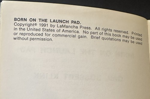 Born on the Launch Pad - Gail Bossert Klink SIGNED RARE!!!! Space Shuttle - Picture 5 of 12