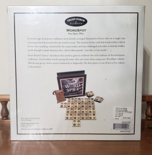 Front Porch Word Spot Classic Word Search Game Barnes & Noble Exclusive NIB - Picture 2 of 2