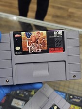 Liberty or Death (Nintendo SNES) Cartridge, NTSC-U/C (US/CA), Tested, Works