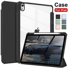 Schutzhülle mit Stifthalter für iPad Pro 11 Zoll M4 Case 2024 Smart Tasche Cover