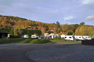 Foto 6x4 Grantown-on-Spey Caravan Park Grantown-On-Spey Wohnwagen Korb um 2017
