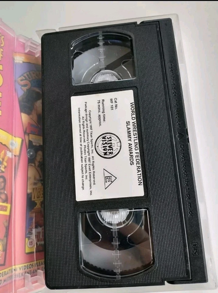 WWF 1997 Coliseum Video VHS Slammy Awards WWE Wrestling Bret Hart Undertaker  - Image 4 of 4