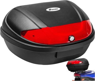 Tectake  Motorradkoffer, Gepäckträger, Topcase Abschließbar Für 2X Helm Motorrad