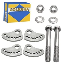 2 PCS Camber Lock Alignment Fix & Upper Arm Cam Bolt Kit Compatible with GMC 