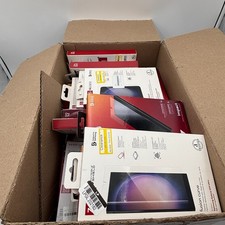 Lot of 61 - Assorted Phone Screen Protectors for Android and Apple - New in Box