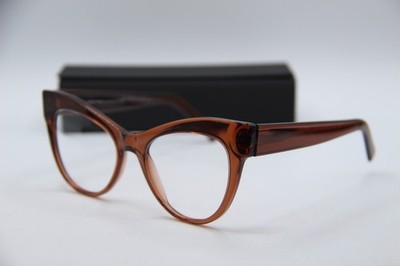 NEW ANDY WOLF 5086 COL. J BROWN AUTHENTIC DESIGNER EYEGLASSES W/CASE 54-18