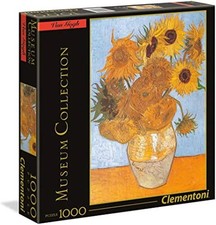 Clementoni Puzzle 1000 Pezzi Museum Vaso Di girasoli 94929
