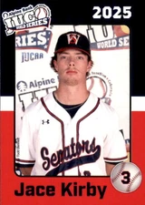 2025 Walters State Senators Juco Cards #18 Jace Kirby Spring Hill Tennessee Card