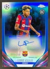 2023 Topps Chrome UEFA Lamine Yamal Auto RC Blue Refractor #50/150
