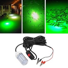 12V 15W 2835SMD LED Gr&uuml;n Unterwasser Tauch Nacht Angeln Licht Sammeln Fisch