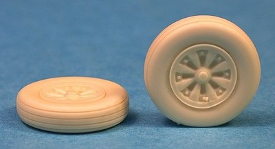 Ultracast 48192 - F4U Corsair / F6F Hellcat Wheels, Radial Tread, Late, 1/48
