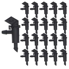 100 Pack 1 GPH Flag Irrigation Dripper Emitter 4L/H Garden Irrigation Drip Em...