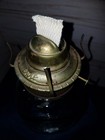 Vintage Lamplight Avon Diamond Cut Perfume Bottle Glass Oil Lamp 16” & 3 Wicks — photo 3