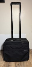 BRIGGS & RILEY Black 17” Large Commute Business Rolling Briefcase At Work