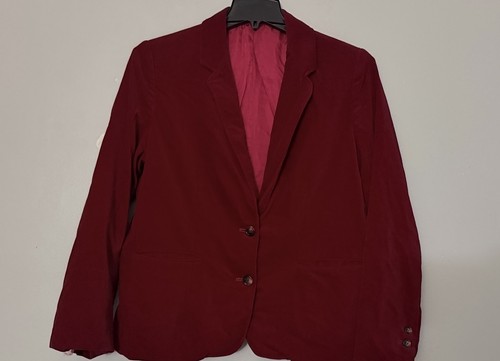 Sears Roebuck, Vintage The Fashion Place Sears Roebuck Velvet Blazer Red Sz 18 Luxury Old Money