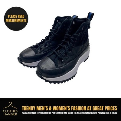 NEW Converse Run Star Hike Hi Digital Terrain Black Men 3 / Women 4.5 Platform