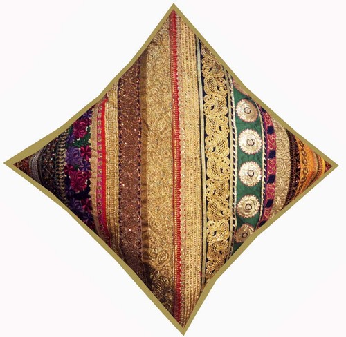 30" TRADITIONAL HOME DÉCOR EMBROIDERY THROW CUSHION PILLOW COVER GIFT FOR HER - Picture 8 of 8