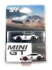 Mini GT 1:64 Porsche 911 Dakar Rally 1974 White Model MGT01009-P10