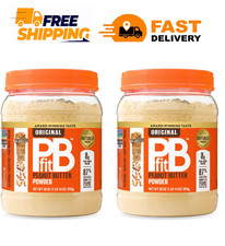 2 Pack - PBfit All-Natural Gluten-Free Peanut Butter Powder 30 oz.