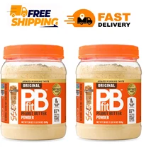 2 Pack - PBfit All-Natural Gluten-Free Peanut Butter Powder 30 oz.