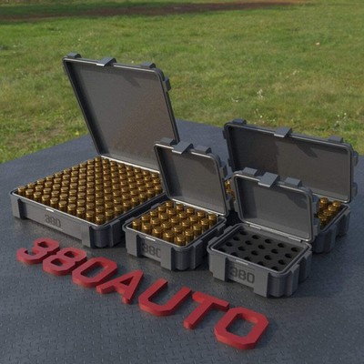 Filamelt Munitionsbox / .380 ACP /  Klappdeckel  / Patronenbox, Ammo Box