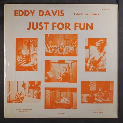 EDDY DAVIS: just for fun PA DA 12'' LP 33 RPM Sealed
