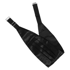 Dress Girdle Man Evening Dresses Cummerbund Formal Black Tuxedo Accessories