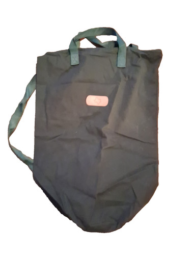 Jon Hart Large 32" Green Waxed Canvas Duffle Travel Bag Carry All Bag Texas