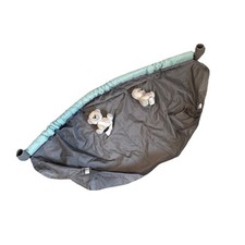 Graco Travel Lite Crib - Replacement Hood And Bears Gray Green