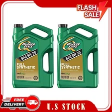2 Pack Quaker State Full Synthetic 5W-30 Motor Oil, 5-Quart