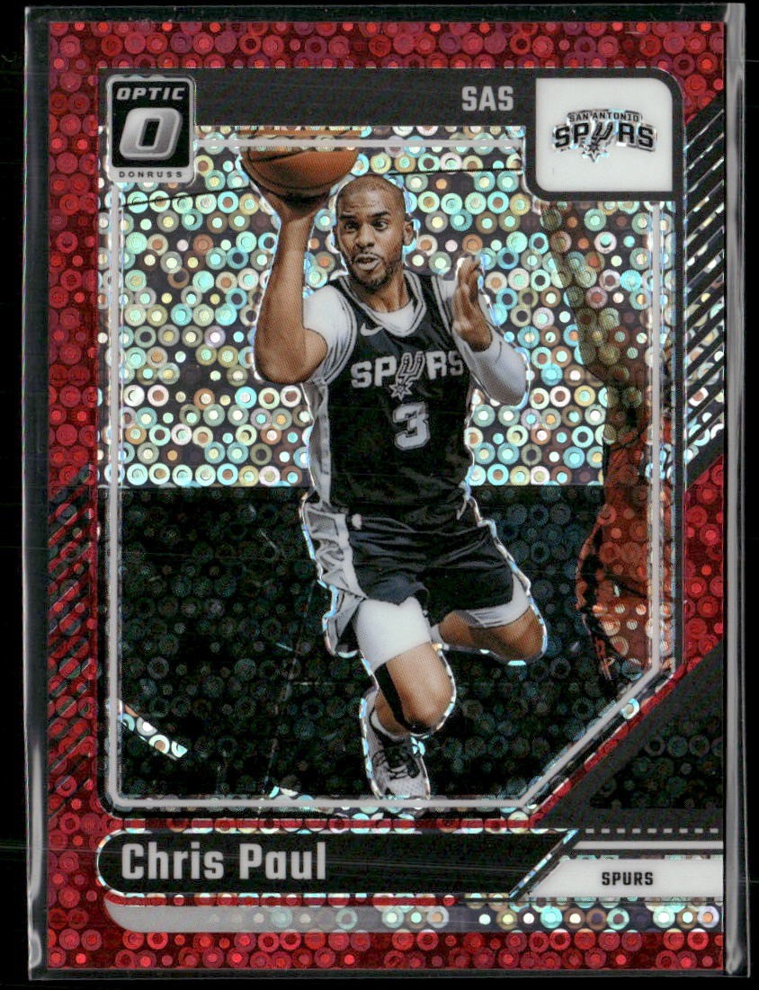 2024-25 Donruss Optic #134 Chris Paul Fast Break Red #/75
