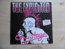 Wattie Buchan Autogramm signed LP-Cover "The Exploited - On Stage" Vinyl