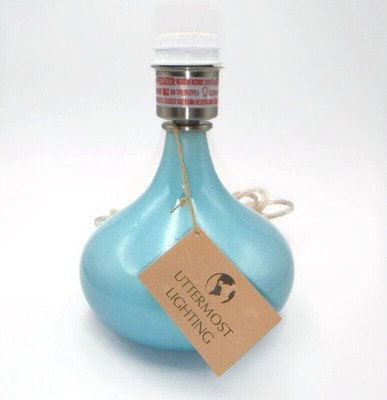 Uttermost Lamp - Gabbiano - Table Desk Accent Blue Porcelain Base Light 29197-2