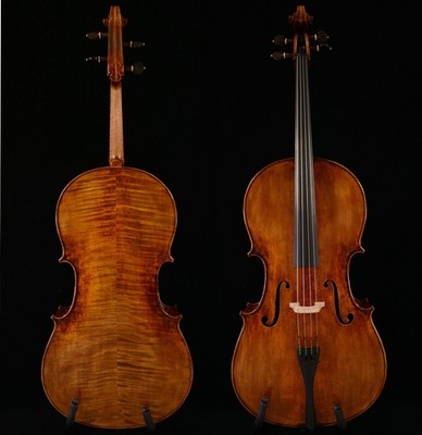 Exceptional Sounding 7/8 Cello Stradivari Cello 200-y old Spruce No. W6