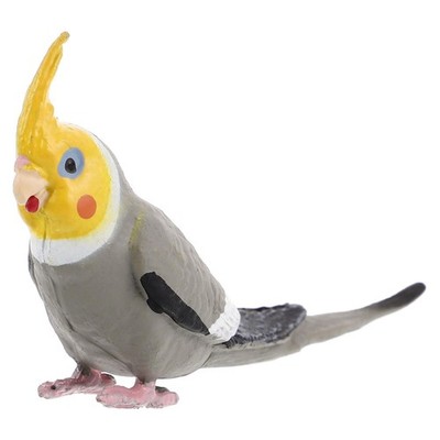 Realistische Nymphensittich Figur 3.7 Zoll Hochdetailliertes Papageienmodell ...