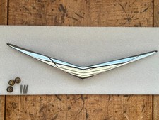 56 Chevy Bel Air Chrome Hood Vee Emblem New 1956 Chevrolet 56 Chevy Bel Air Chrome Hood Vee Emblem New 1956 Chevrolet
