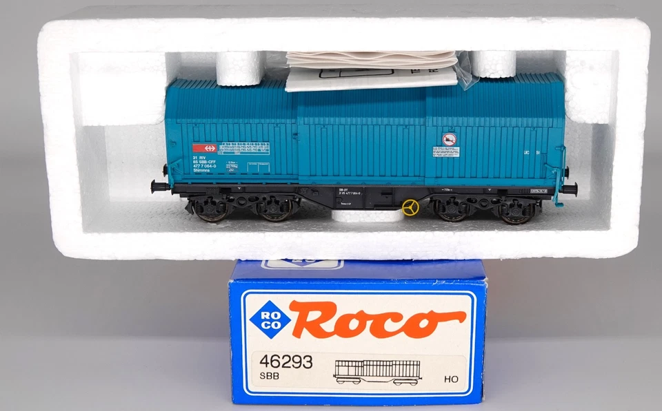Roco 46293 Teleskophaubenwagen der SBB Neuwertig in OVP