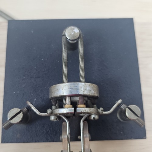 Vintage Bencher Amateurfunk CW Radio Morsecode Schlüssel Iambic Paddel ungetestet - Bild 2 von 9