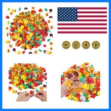 600 Pieces Self-Adhesive Foam Fall Stickers Thanksgiving Stickers Decoration ...