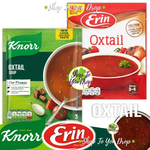KNORR & ERIN OXTAIL SOUP MIX - 1 Each 53g & 57g Serves 3 - 4✨SPECIAL OFFER✨🍲🍅 - Picture 1 of 7