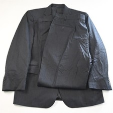 Jos A Bank 42R 40x34 Charcoal Gray 100 Wool Mens Jacket Pants Suit