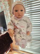 Realistic Baby Doll Reborn Baby Newborn Eyes Open Lifelike Look Real - 18" Gift